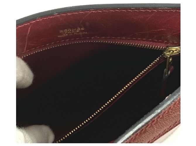 Hermès Philo PM Tasche Braun Boxcalf Leder - Ansicht 14
