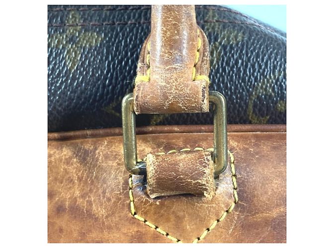 Borsa Deauville Monogram Louis Vuitton Marrone - vista 13