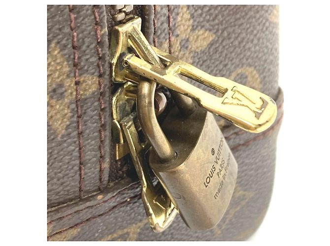 Borsa Deauville Monogram Louis Vuitton Marrone - vista 15