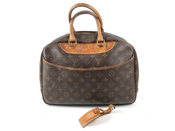 Borsa Deauville Monogram Louis Vuitton Marrone - vista 16
