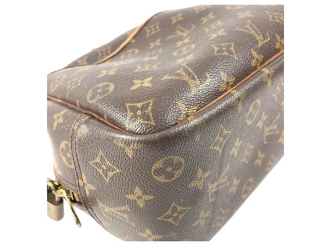 Borsa Deauville Monogram Louis Vuitton Marrone - vista 7