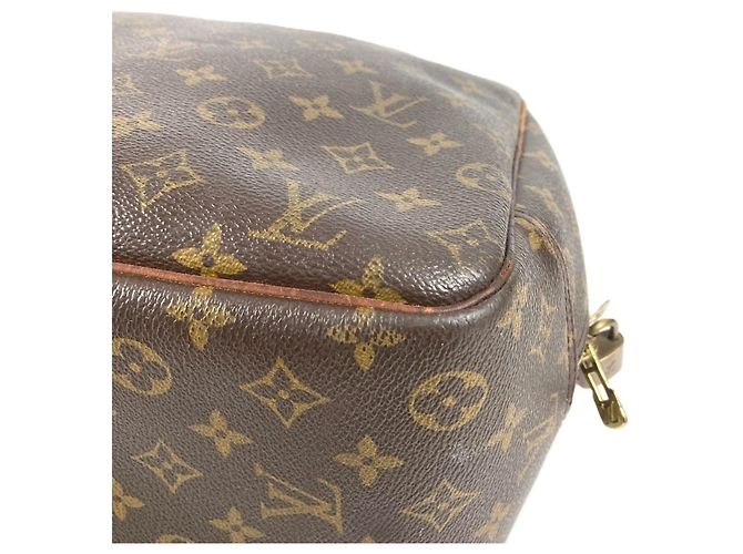 Borsa Deauville Monogram Louis Vuitton Marrone - vista 8