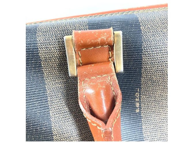 Fendi Vintage Pecan Mini Boston Handtasche Khaki - Ansicht 16