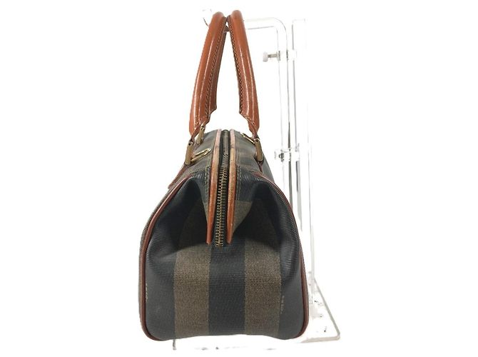 Fendi Vintage Pecan Mini Boston Handtasche Khaki - Ansicht 3