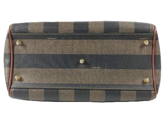Fendi Vintage Pecan Mini Boston Handtasche Khaki - Ansicht 5
