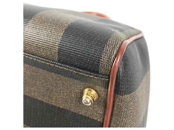 Fendi Vintage Pecan Mini Boston Handtasche Khaki - Ansicht 8
