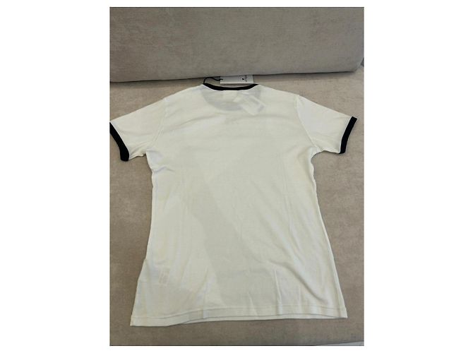Courreges Camiseta Courrèges con detalle contrastante de algodón blanco - vista 3