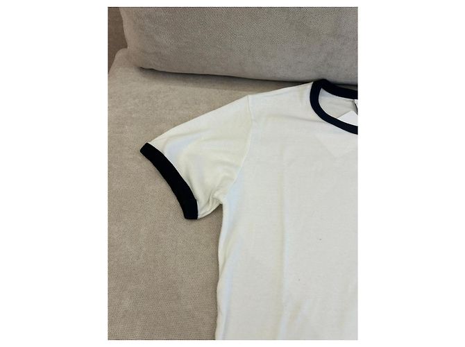Courreges Camiseta Courrèges con detalle contrastante de algodón blanco - vista 6