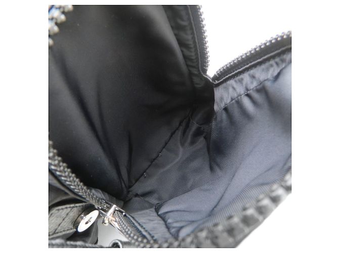 Zaino in Nylon e Pelle Gucci 510343 Nero - vista 11