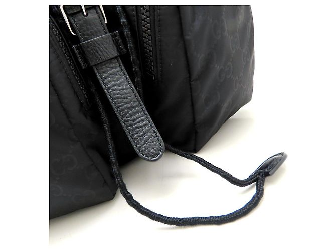 Zaino in Nylon e Pelle Gucci 510343 Nero - vista 12