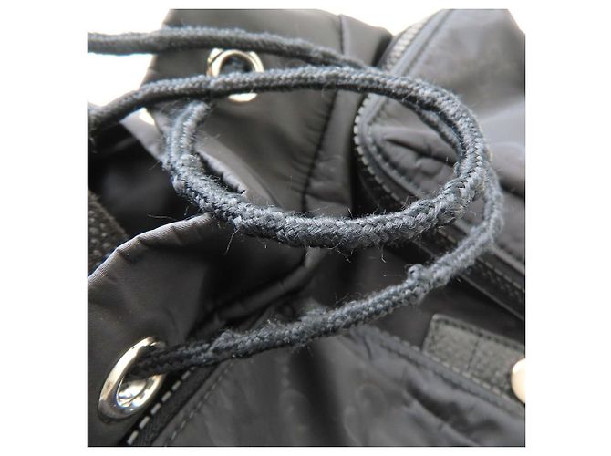 Zaino in Nylon e Pelle Gucci 510343 Nero - vista 14