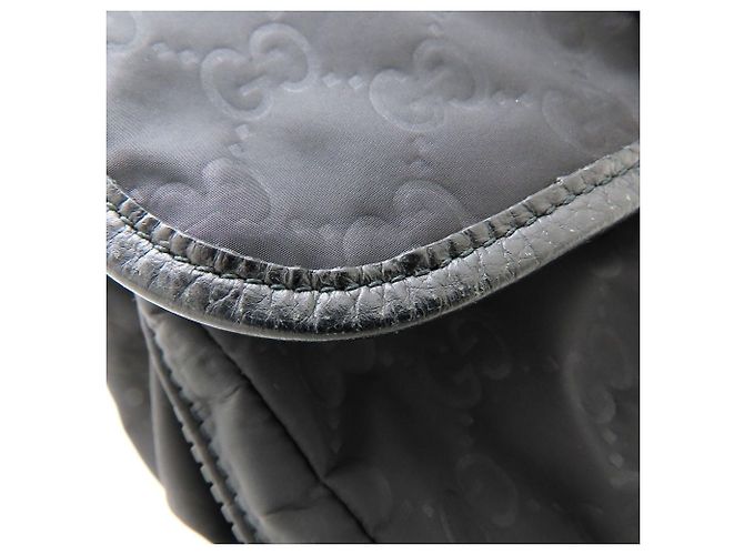Zaino in Nylon e Pelle Gucci 510343 Nero - vista 16