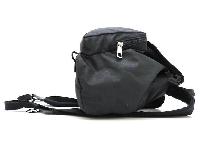 Zaino in Nylon e Pelle Gucci 510343 Nero - vista 3