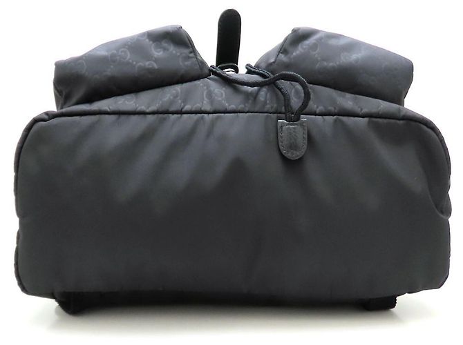 Zaino in Nylon e Pelle Gucci 510343 Nero - vista 4