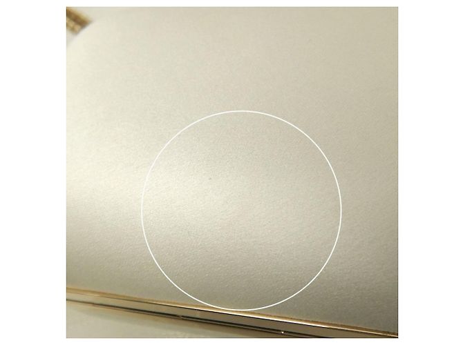 Borsa Clutch Microcloud Jimmy Choo Bianco sporco - vista 12