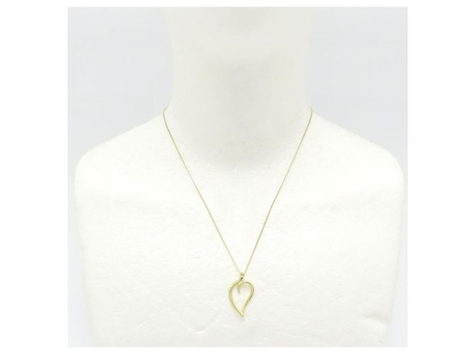 Collar de Corazón de Hoja de Oro Amarillo 18K Tiffany & Co. Dorado - vista 3