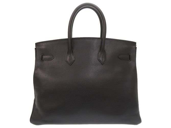 Borsa Hermès Birkin 35 in pelle Ardennes nera Nero - vista 2