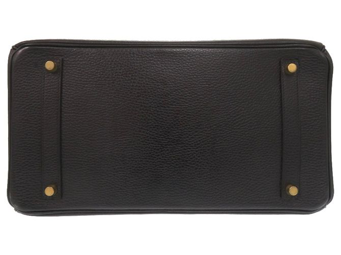 Borsa Hermès Birkin 35 in pelle Ardennes nera Nero - vista 3