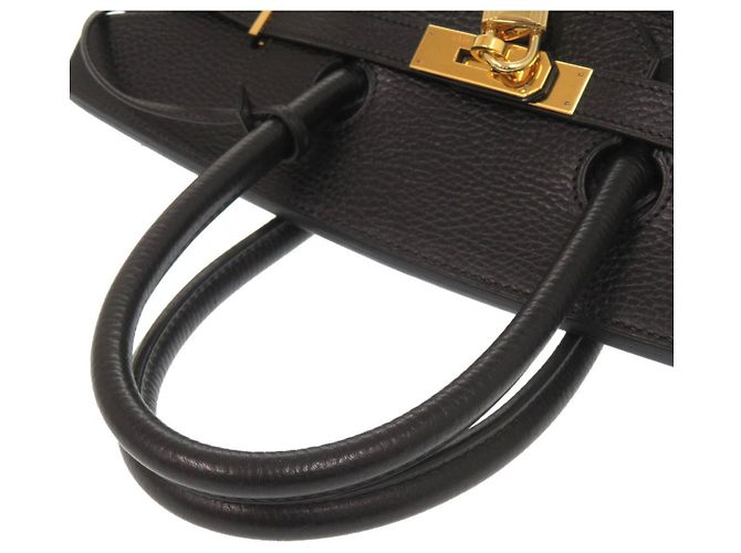 Borsa Hermès Birkin 35 in pelle Ardennes nera Nero - vista 5