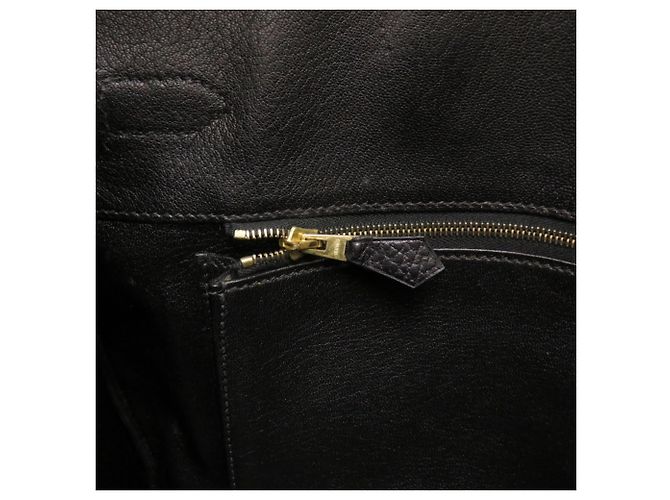 Borsa Hermès Birkin 35 in pelle Ardennes nera Nero - vista 9
