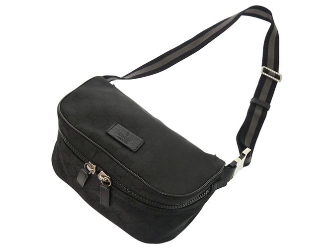 Marsupio in nylon nero Gucci - vista 2