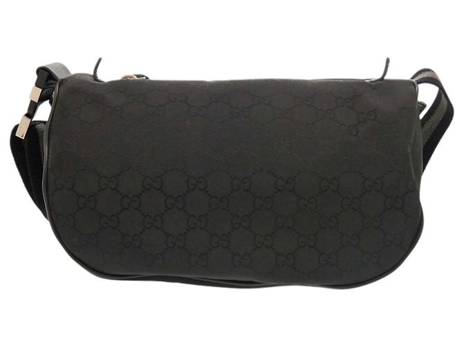 Marsupio in nylon nero Gucci - vista 4