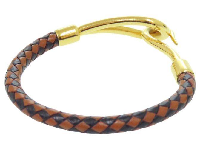Hermès Jumbo Charm Armband Braun Schwarz - Ansicht 2