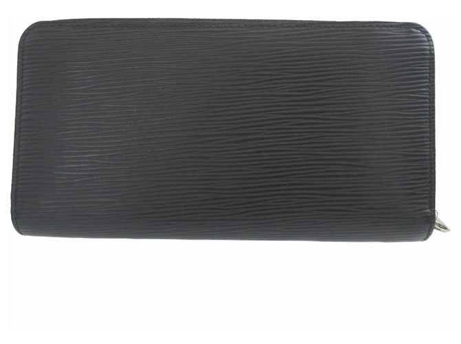 Cartera larga de cuero Epi Louis Vuitton Negro - vista 2