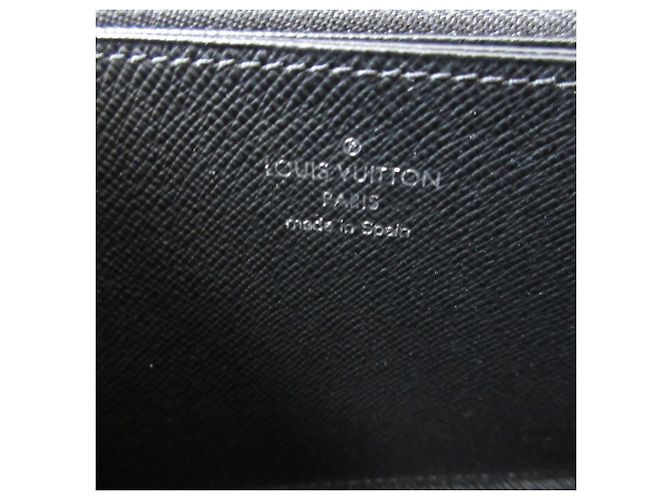 Cartera larga de cuero Epi Louis Vuitton Negro - vista 7
