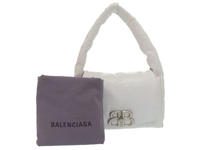 Everyday Borsa a tracolla Monaco di Balenciaga Bianco - vista 2