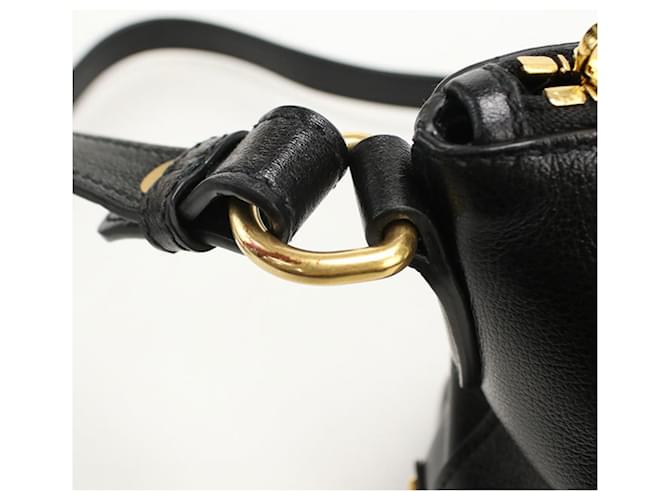 Borsa in pelle nera Prada Nero - vista 6
