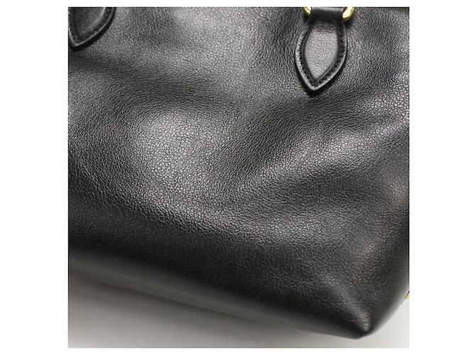 Borsa in pelle nera Prada Nero - vista 7