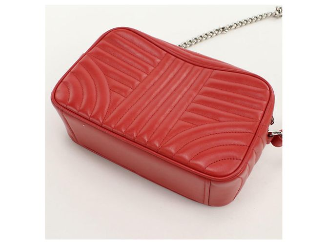 Bolso de hombro de cuero rojo Prada Roja - vista 2