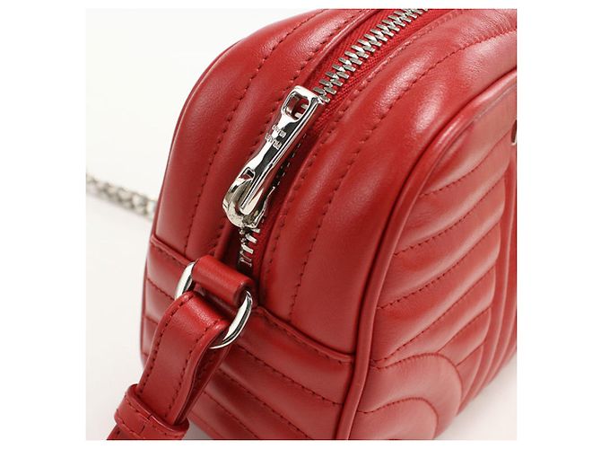 Bolso de hombro de cuero rojo Prada Roja - vista 7