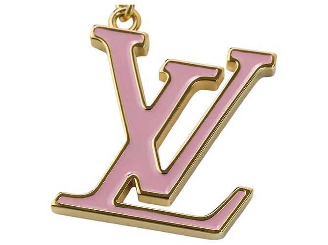 Portachiavi Monogram Spring Street di Louis Vuitton Marrone Rosa D'oro - vista 9