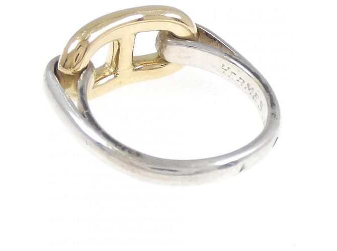 Ring Anillo Chaine d'Ancre Hermès Plata - vista 3