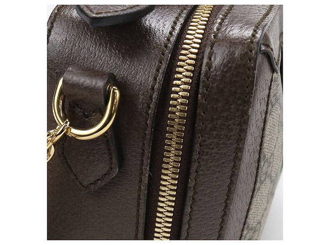 Borsa a tracolla Ophidia di GUCCI Marrone - vista 8