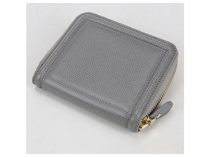 Billetera bi-fold de piel de ternera gris Salvatore Ferragamo Castaño - vista 2