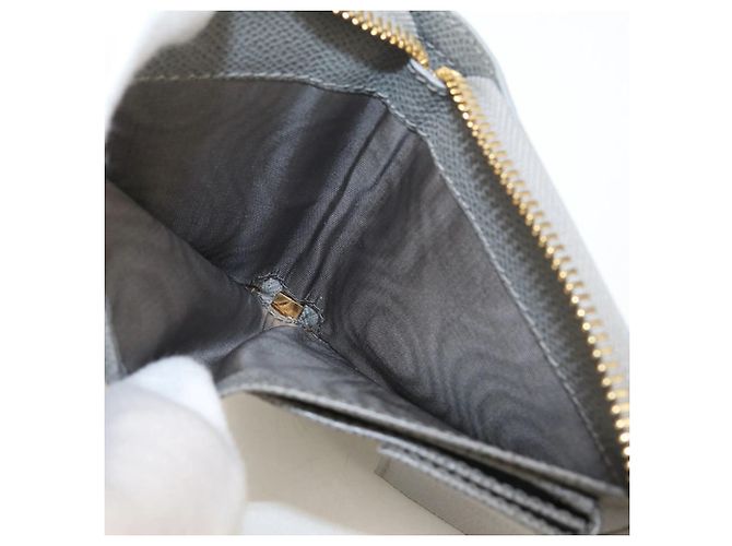 Billetera bi-fold de piel de ternera gris Salvatore Ferragamo Castaño - vista 4
