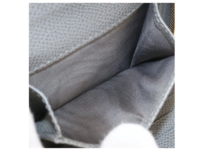 Billetera bi-fold de piel de ternera gris Salvatore Ferragamo Castaño - vista 5