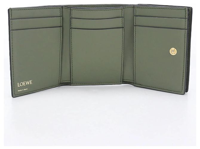 Billetera Trifold Loewe Verde - vista 3