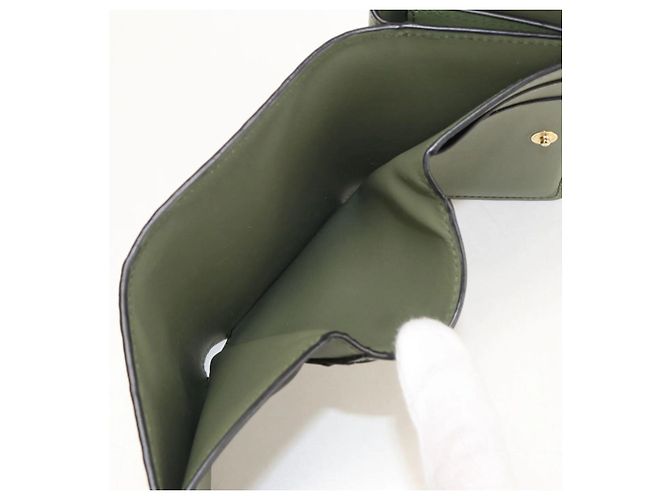 Billetera Trifold Loewe Verde - vista 5
