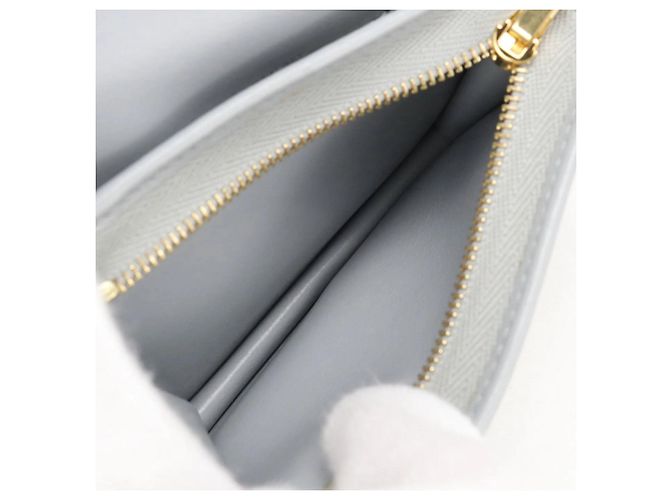 Céline Celine Triomphe Bi-Fold Geldbörse Blau - Ansicht 5