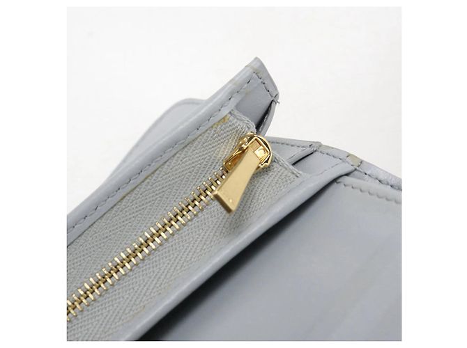 Céline Celine Triomphe Bi-Fold Geldbörse Blau - Ansicht 7