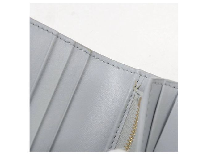 Céline Celine Triomphe Bi-Fold Geldbörse Blau - Ansicht 8