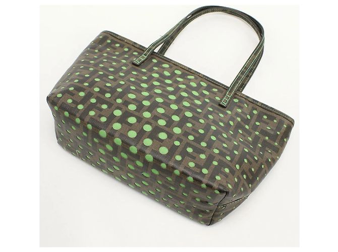 Borsa Tote Zucca Marrone Fendi - vista 2