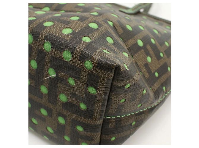 Borsa Tote Zucca Marrone Fendi - vista 4