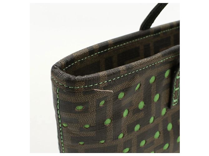 Borsa Tote Zucca Marrone Fendi - vista 6