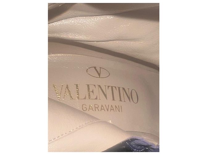 Botas Valentino de ante lila tacón 10 cm Púrpura - vista 6