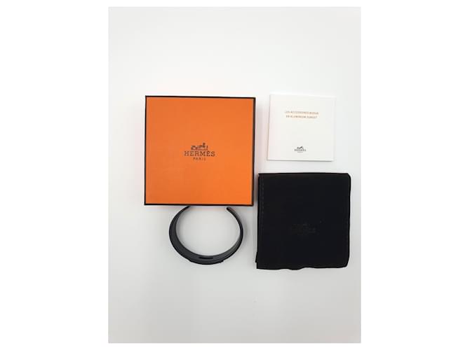 Hermès Bracciale Kelly Alluminio So Black, T4 Nero - vista 6